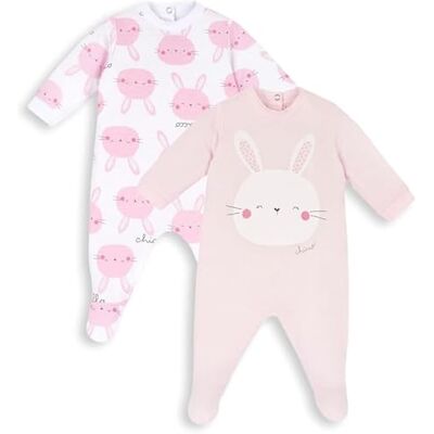 Chicco Baby Mädchen Strampler mit Fuß aus Baumwolle NOS Chicco Baby Mädchen Strampler mit Fuß aus Baumwolle NOS