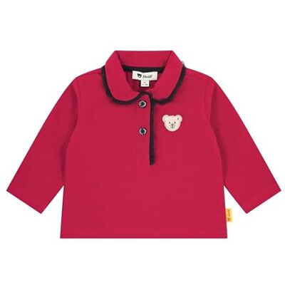 Steiff Poloshirt Langarm EU Größe 74 Jester red, Polo-Shirt langärmelig, Polohemd für Kinder, Hemd mit Kragen, Longsleeve, weich und bequem, waschmaschinenfest Steiff Poloshirt Langarm EU Größe 74 Jester red, Polo-Shirt langärmelig, Polohemd für Kinder, Hemd mit Kragen, Longsleeve, weich und bequem, waschmaschinenfest