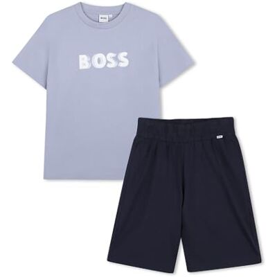 Boss T-Shirt und Bermuda Shorts für Jungen, Blau, blau, 8 Jahre Boss T-Shirt und Bermuda Shorts für Jungen, Blau, blau, 8 Jahre