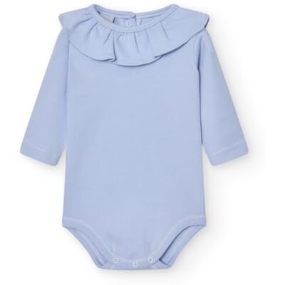BABIDU Baby-Body mit langen Ärmeln, Rüschenkragen, 100% Baumwolle, Baby-Body für Neugeborene, weicher und atmungsaktiver, hypoallergener Stoff für empfindliche Haut, erstes Tragen BABIDU Baby-Body mit langen Ärmeln, Rüschenkragen, 100% Baumwolle, Baby-Body für Neugeborene, weicher und atmungsaktiver, hypoallergener Stoff für empfindliche Haut, erstes Tragen