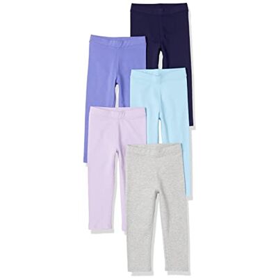 Amazon Mädchen Leggings, 5er-Pack, Aquablau/Grau/Lila/Marineblau/Purpur, 4 Jahre Amazon Mädchen Leggings, 5er-Pack, Aquablau/Grau/Lila/Marineblau/Purpur, 4 Jahre