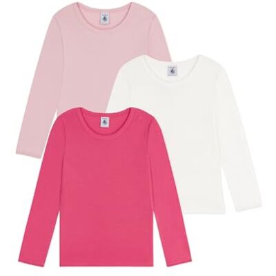 Petit Bateau Mädchen 3 Ts Ml un Unterwäsche Tag, Variante 1, 4 Jahre Petit Bateau Mädchen 3 Ts Ml un Unterwäsche Tag, Variante 1, 4 Jahre