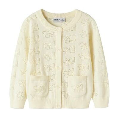 NAME IT Mädchen Nmffiaja Ls Knit Card, Pear Sorbet, 110 NAME IT Mädchen Nmffiaja Ls Knit Card, Pear Sorbet, 110