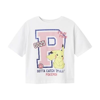 NAME IT Mädchen Nkfjixa Pokemon Ss RLX Top Box Noos Sky, Bright White, 116 EU NAME IT Mädchen Nkfjixa Pokemon Ss RLX Top Box Noos Sky, Bright White, 116 EU