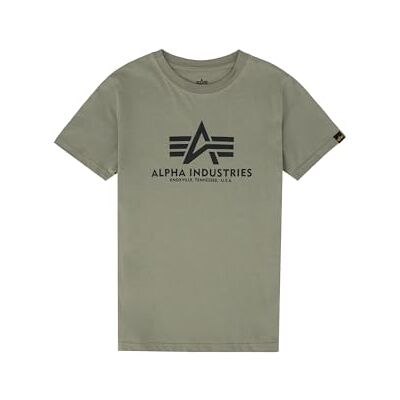 Alpha Jungen Basic Kids/Teens Für Kinder T-Shirt, Olive, 8 Jahre EU Alpha Jungen Basic Kids/Teens Für Kinder T-Shirt, Olive, 8 Jahre EU