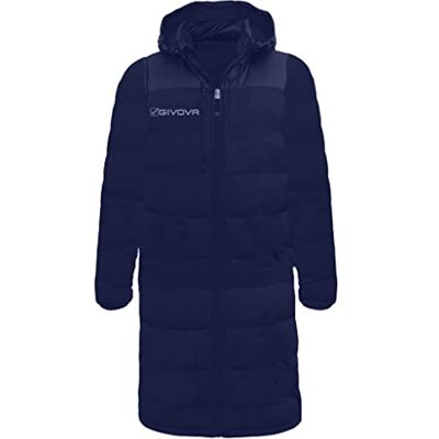 Givova Unisex Giubbotto Panchina baby jacke, Bleu, Givova Unisex Giubbotto Panchina baby jacke, Bleu,