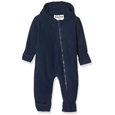 Playshoes Fleece-Overall Unisex Kinder Jumpsuit, dunkelblau, 86 Playshoes Fleece-Overall Unisex Kinder Jumpsuit, dunkelblau, 86
