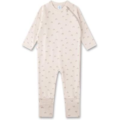 Sanetta Baby-Strampler beige Regenbogen Praktischer und bequemer Unisex-Strampler aus Bio-Baumwolle. Baby Overall Sanetta Baby-Strampler beige Regenbogen Praktischer und bequemer Unisex-Strampler aus Bio-Baumwolle. Baby Overall