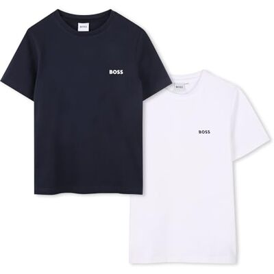 Boss J52680 T-Shirt, 2 Einheiten, 5 Jahre, Weiß Boss J52680 T-Shirt, 2 Einheiten, 5 Jahre, Weiß