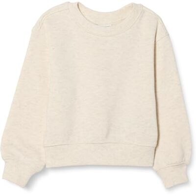 Amazon Mädchen Sweatshirt, Haferbeige Meliert, 8 Jahre Amazon Mädchen Sweatshirt, Haferbeige Meliert, 8 Jahre