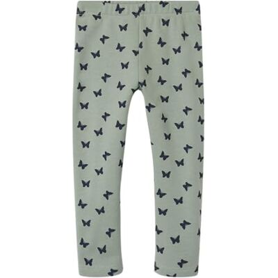 NAME IT Mädchen Nmfdavina Sweat Fleece Bru Noos Leggings, Lily Pad/AOP:Butterfly AOP, 98 EU NAME IT Mädchen Nmfdavina Sweat Fleece Bru Noos Leggings, Lily Pad/AOP:Butterfly AOP, 98 EU