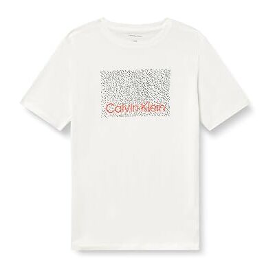 Calvin Boy's Perforation Ss T-Shirt LVCKSJA04B S/S T-Shirt, Weiß (White 11-0601 TCX), 14 Jahre Calvin Boy's Perforation Ss T-Shirt LVCKSJA04B S/S T-Shirt, Weiß (White 11-0601 TCX), 14 Jahre