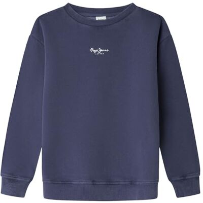 Pepe Jeans Mädchen Alissa Sweatshirt, blau (Marineblau), 8 Jahre Pepe Jeans Mädchen Alissa Sweatshirt, blau (Marineblau), 8 Jahre