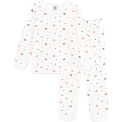 Petit Bateau Mädchen Cheminee_h Nachtwäsche, Marshmallow/Multico, 12 Jahre Petit Bateau Mädchen Cheminee_h Nachtwäsche, Marshmallow/Multico, 12 Jahre