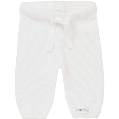 Noppies Unisex Baby U Pants Knit Reg Grover Hose, Weiß, 68 EU Noppies Unisex Baby U Pants Knit Reg Grover Hose, Weiß, 68 EU