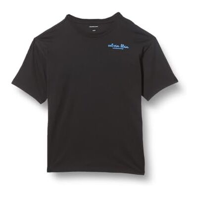 Calvin Boy's Wave Chest Artwork Tee Ss LVCKTJA45B S/S T-Shirt, Schwarz (Pvh Black), 8 Jahre Calvin Boy's Wave Chest Artwork Tee Ss LVCKTJA45B S/S T-Shirt, Schwarz (Pvh Black), 8 Jahre