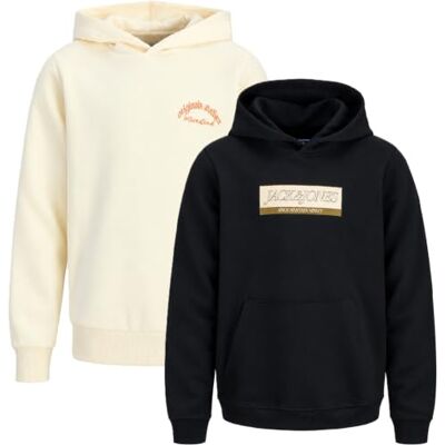JACK & JONES Junior Kinder Jungen Kapuzenpullover Kids Hoodie Sweatshirt Sweat Shirt Hood JACK & JONES Junior Kinder Jungen Kapuzenpullover Kids Hoodie Sweatshirt Sweat Shirt Hood