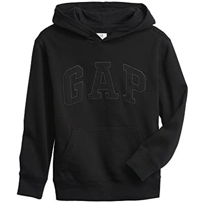 GAP Sweatshirt mit Logo für Jungen, True Black, XS GAP Sweatshirt mit Logo für Jungen, True Black, XS