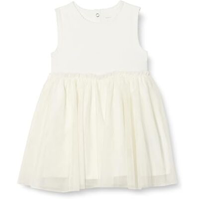 Amazon Mädchen Ärmelloses Tutu-Kleid, Elfenbein, 6-7 Jahre Amazon Mädchen Ärmelloses Tutu-Kleid, Elfenbein, 6-7 Jahre