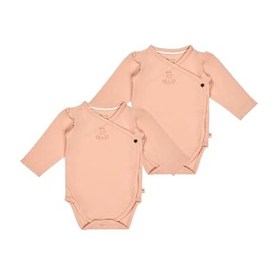 Sterntaler Baby Body Doppelpack Motiv Pferd Sunny – Mädchen – Wickelbody seitlich knöpfbar mit Druck auf der Brust – Langarm Jerseybody mit Druckknöpfen im Schritt – Farbe Aprikose – Größe 68 Sterntaler Baby Body Doppelpack Motiv Pferd Sunny – Mädchen – Wickelbody seitlich knöpfbar mit Druck auf der Brust – Langarm Jerseybody mit Druckknöpfen im Schritt – Farbe Aprikose – Größe 68