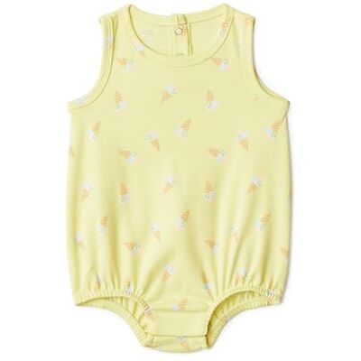 Amazon x Sofia Grainge Unisex Baby Bodysuit aus Baumwolle mit Ballonschnitt, Hellgelbes Eis, 3-6 Monate Amazon x Sofia Grainge Unisex Baby Bodysuit aus Baumwolle mit Ballonschnitt, Hellgelbes Eis, 3-6 Monate