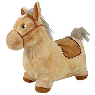 CHIC2000 Pferd Hellbraun Aufblasbares Hüpftier - Springspielzeug CHIC2000 Pferd Hellbraun Aufblasbares Hüpftier - Springspielzeug