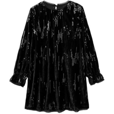 United Mädchen und Jungen Vestito 4ozgcv03p Kleid, Schwarz, 170 cm United Mädchen und Jungen Vestito 4ozgcv03p Kleid, Schwarz, 170 cm