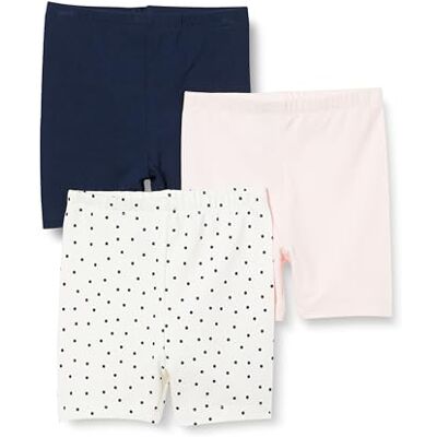 Amazon Baby Mädchen Radshorts, 3er-Pack, Marineblau/Blassrosa/Punkte, 6-9 Monate Amazon Baby Mädchen Radshorts, 3er-Pack, Marineblau/Blassrosa/Punkte, 6-9 Monate