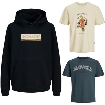 JACK & JONES Junior Kinder Jungen Kapuzenpullover Kids Hoodie Sweatshirt Sweat Shirt Hood JACK & JONES Junior Kinder Jungen Kapuzenpullover Kids Hoodie Sweatshirt Sweat Shirt Hood