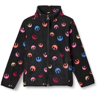 Amazon Disney Marvel Star Wars Princess Mädchen Polarfleece-Jacke mit durchgehendem Reißverschluss und Stehkragen, Star Wars Rebel, 3 Jahre Amazon Disney Marvel Star Wars Princess Mädchen Polarfleece-Jacke mit durchgehendem Reißverschluss und Stehkragen, Star Wars Rebel, 3 Jahre