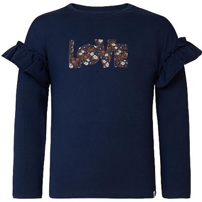 Noppies Mädchen Girls Tee Arnett Long Sleeve T-Shirt, Black Iris P554, 92 EU Noppies Mädchen Girls Tee Arnett Long Sleeve T-Shirt, Black Iris P554, 92 EU