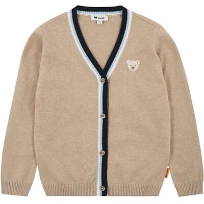 Steiff Strickjacke EU Größe 116 sesame, Kinder Strick-Jacke, warme und bequeme Strickjacke, waschmaschinenfest Steiff Strickjacke EU Größe 116 sesame, Kinder Strick-Jacke, warme und bequeme Strickjacke, waschmaschinenfest