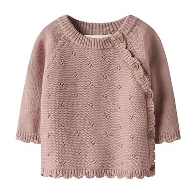 Lil' atelier baby Damen Nbflaguna Ls Wrap Knit Lil Noos, Misty Rose, 56 Lil' atelier baby Damen Nbflaguna Ls Wrap Knit Lil Noos, Misty Rose, 56