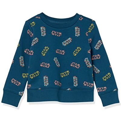 Amazon Disney Marvel Star Wars Princess Mädchen Sweatshirt aus Fleece mit Rundhalsausschnitt, Star Wars Logo, 11-12 Jahre Amazon Disney Marvel Star Wars Princess Mädchen Sweatshirt aus Fleece mit Rundhalsausschnitt, Star Wars Logo, 11-12 Jahre