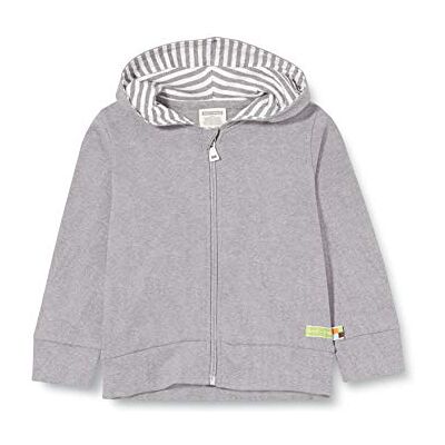 loud + proud Unisex Kinder met capuchon, GOTS gecertificeerd Jacke, Grau, 86-92 EU loud + proud Unisex Kinder met capuchon, GOTS gecertificeerd Jacke, Grau, 86-92 EU