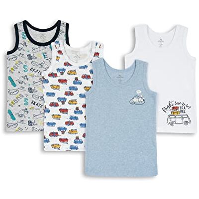 Chicco Unterhemd Set aus Baumwolle, Unterwäsche Jungen, Hellblau, 12 jahre (pack of 4) Chicco Unterhemd Set aus Baumwolle, Unterwäsche Jungen, Hellblau, 12 jahre (pack of 4)