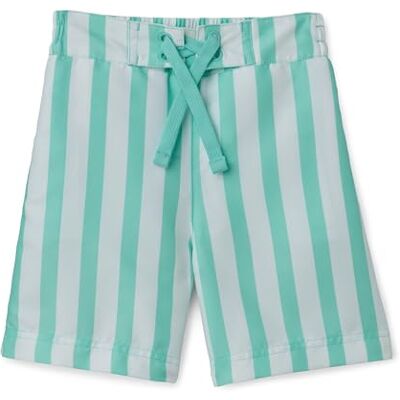 Amazon Jungen Regular-Fit Schnelltrocknende Badehose Badeshorts, Kräftiges Minzgrün Streifen, 10 Jahre Amazon Jungen Regular-Fit Schnelltrocknende Badehose Badeshorts, Kräftiges Minzgrün Streifen, 10 Jahre