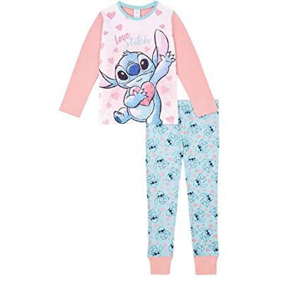 Disney Lilo und Stitch, Schlafanzug Mädchen, Stitch, Pyjama, Teenager 128-176, bequem, Baumwolle, Nachtwäsche, Stitch Geschenke Mädchen, Stitch Sachen, Schlafanzug Teenager Mädchen, Rosa, Lila Disney Lilo und Stitch, Schlafanzug Mädchen, Stitch, Pyjama, Teenager 128-176, bequem, Baumwolle, Nachtwäsche, Stitch Geschenke Mädchen, Stitch Sachen, Schlafanzug Teenager Mädchen, Rosa, Lila