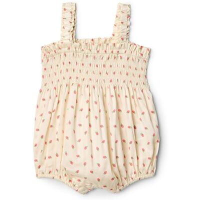 Amazon x Sofia Grainge Baby Mädchen Gewebter Ärmelloser Einteiler, Kräftiges Rosa Klein Erdbeeren, 24 Monate Amazon x Sofia Grainge Baby Mädchen Gewebter Ärmelloser Einteiler, Kräftiges Rosa Klein Erdbeeren, 24 Monate