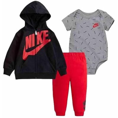 Nike Unisex, Schwarz Rot, 6 Monate EU Nike Unisex, Schwarz Rot, 6 Monate EU
