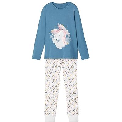 NAME IT Mädchen Nkfnightset Real Teal Eenhoorn Noos Pyjamaset, Real Teal, 86-92 EU NAME IT Mädchen Nkfnightset Real Teal Eenhoorn Noos Pyjamaset, Real Teal, 86-92 EU