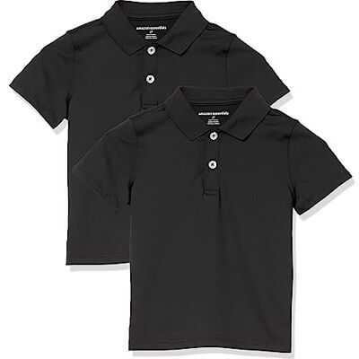 Amazon Jungen Active Performance Poloshirts, 2er-Pack, Schwarz, XX-Large Amazon Jungen Active Performance Poloshirts, 2er-Pack, Schwarz, XX-Large
