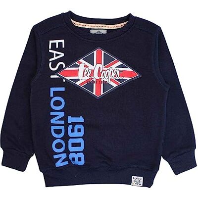 Lee Cooper Jungen Glcj103 Sw S1 Pullover, Schwarz, 4 Jahre Lee Cooper Jungen Glcj103 Sw S1 Pullover, Schwarz, 4 Jahre