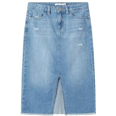 NAME IT Mädchen Nkfkat DNM Long Skirt 3724-Be Noos, Light Blue Denim, 116 EU NAME IT Mädchen Nkfkat DNM Long Skirt 3724-Be Noos, Light Blue Denim, 116 EU