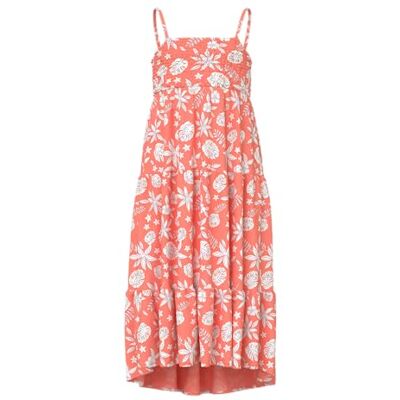 NAME IT Mädchen Nkfvinaya Strap Maxi Dress, Fusion Coral, 140 cm NAME IT Mädchen Nkfvinaya Strap Maxi Dress, Fusion Coral, 140 cm