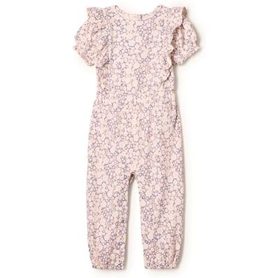 Amazon x Sofia Grainge Baby-Mädchen Rüschen Strampler Blau Elfenbein zartes Blumenmuster Neugeborene Amazon x Sofia Grainge Baby-Mädchen Rüschen Strampler Blau Elfenbein zartes Blumenmuster Neugeborene