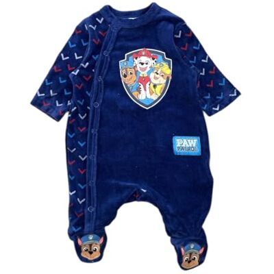 Disney Paw Patrol Baby Schlafanzug – Weicher und Warmer Strampler für kleine Fans – Größe 6 Monate – Marine Disney Paw Patrol Baby Schlafanzug – Weicher und Warmer Strampler für kleine Fans – Größe 6 Monate – Marine