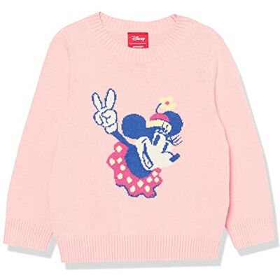 Amazon Disney Marvel Star Wars Princess Mädchen Pullover mit Rundhalsausschnitt, Minnie Peace Girls, 4 Jahre Amazon Disney Marvel Star Wars Princess Mädchen Pullover mit Rundhalsausschnitt, Minnie Peace Girls, 4 Jahre