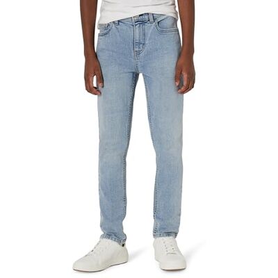 Amazon Jungen Skinny-Fit-Jeans mit Hohem Stretchanteil, Stone Light Wash, 11 Jahre Amazon Jungen Skinny-Fit-Jeans mit Hohem Stretchanteil, Stone Light Wash, 11 Jahre