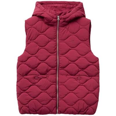 United Mädchen Gilet 2iggcj013 Weste, rot, 120 cm United Mädchen Gilet 2iggcj013 Weste, rot, 120 cm
